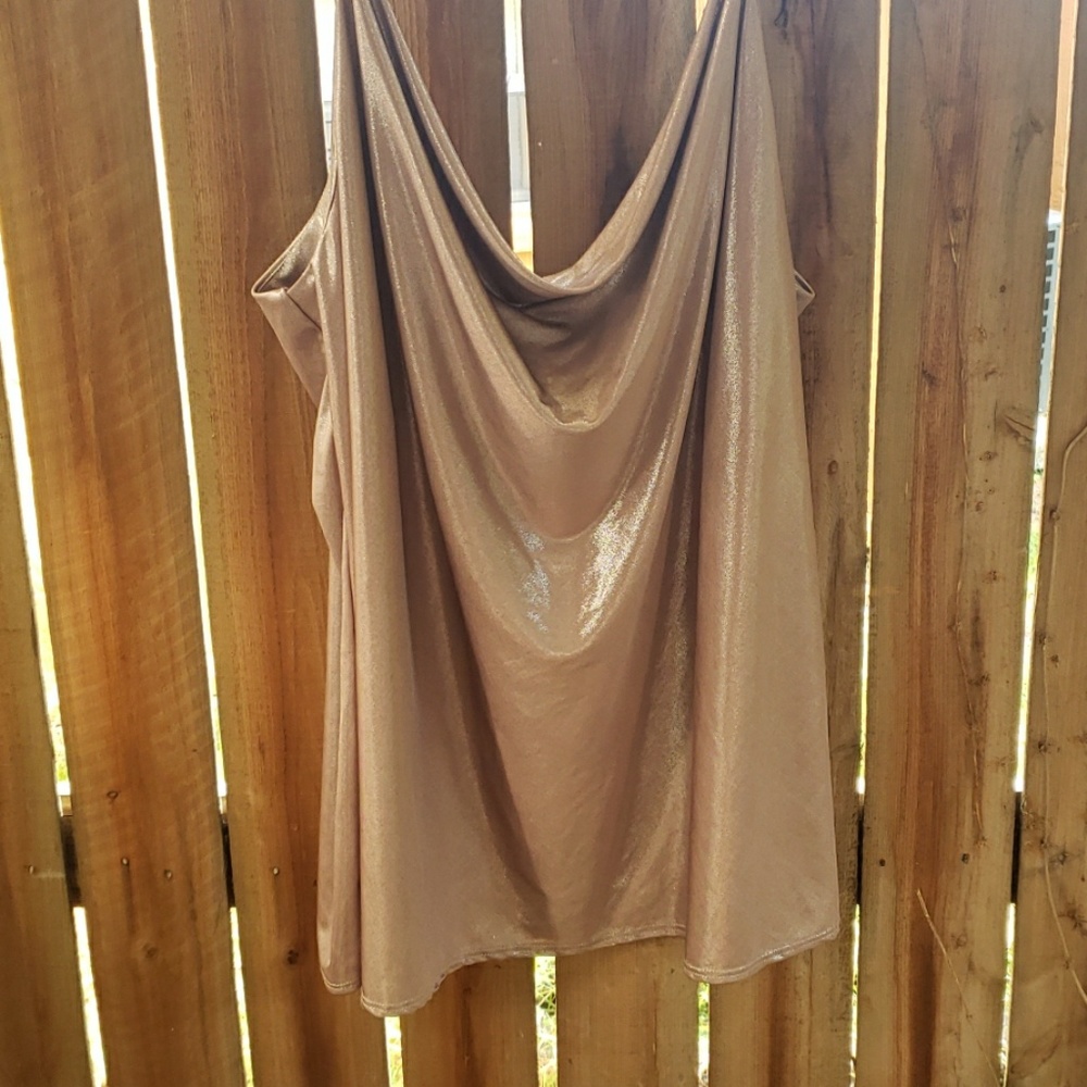 Beautiful sexy Shimmer drape Torrid tank size 3